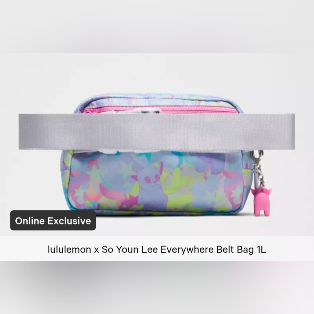 NWT RARE LIMITED EDITION ONLINE EXCLUSIVE LULULEMON X So Youn Lee Colab Belt Bag - Picture 5 of 11